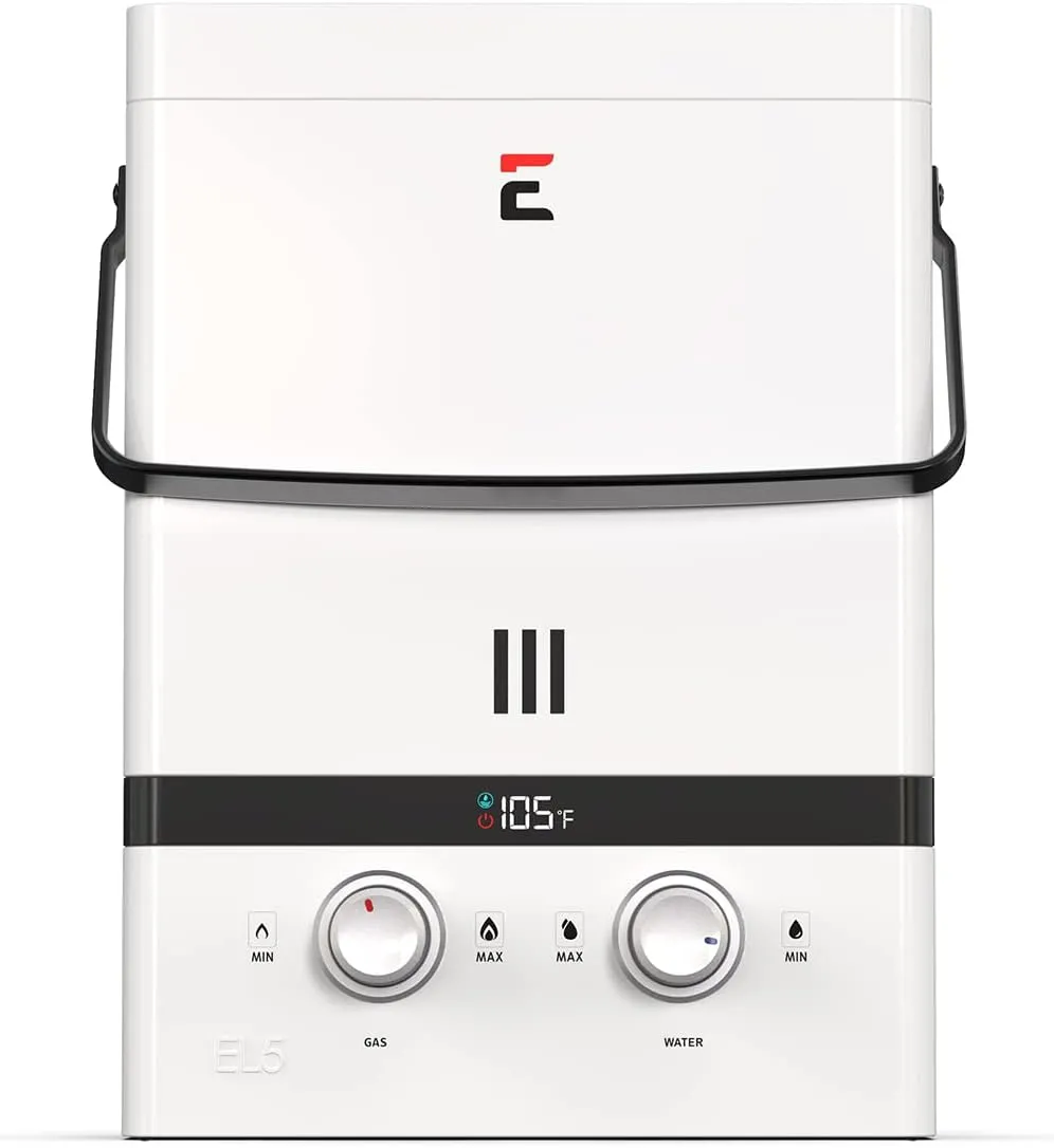 Eccotemp Luxé EL5 Portable Tankless Water Heater 1.5 GPM 37.5K BTU