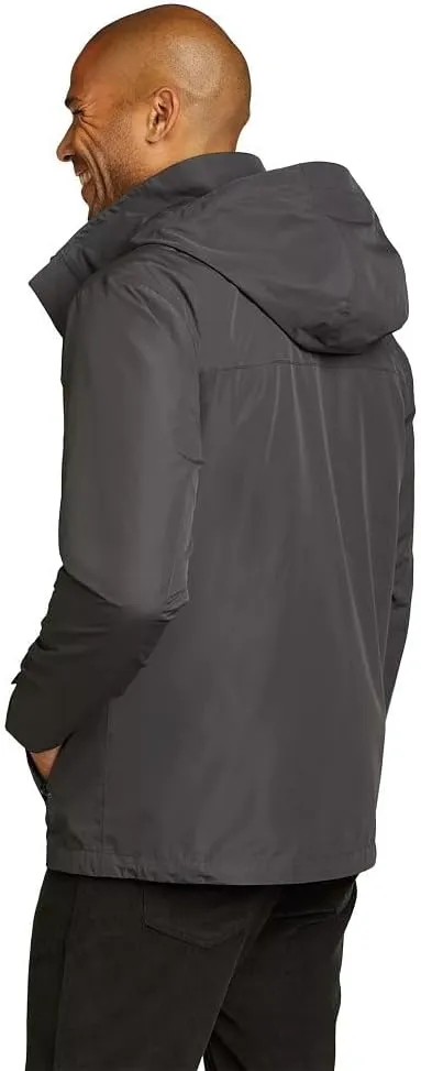 Eddie Bauer Men's Packable Waterproof Rainfoil Rain Jacket