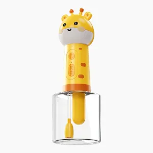 Efficient Portable Fun Foam Dispenser, Electric Foam Shower Gel Aerator, Waterproof USB Rechargeable, One-Click Start for Pet Bathing, Bathroom, Kitchen Sink, Toilet Cleaning (1)