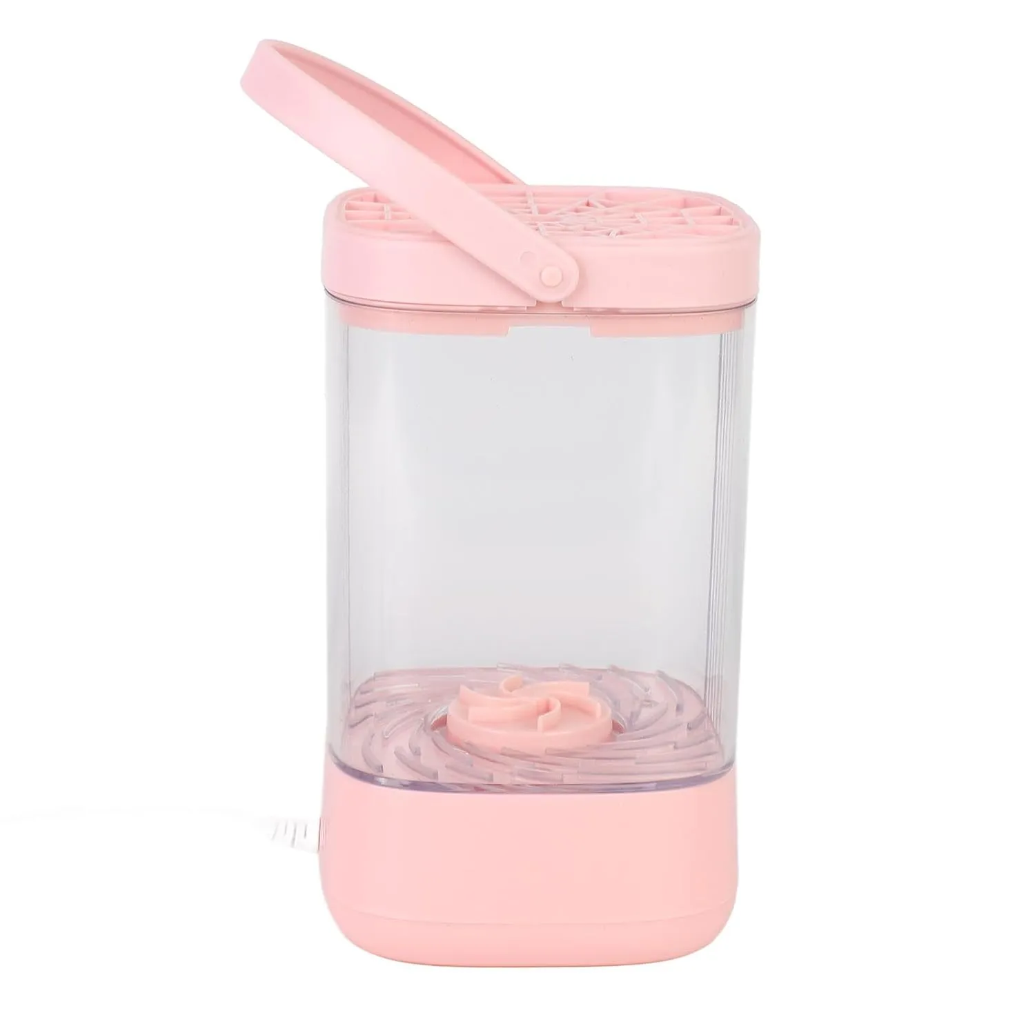 Electric Makeup Brush Cleaner Portable Automatic Cleaning Machine Beauty Salon (Pink)