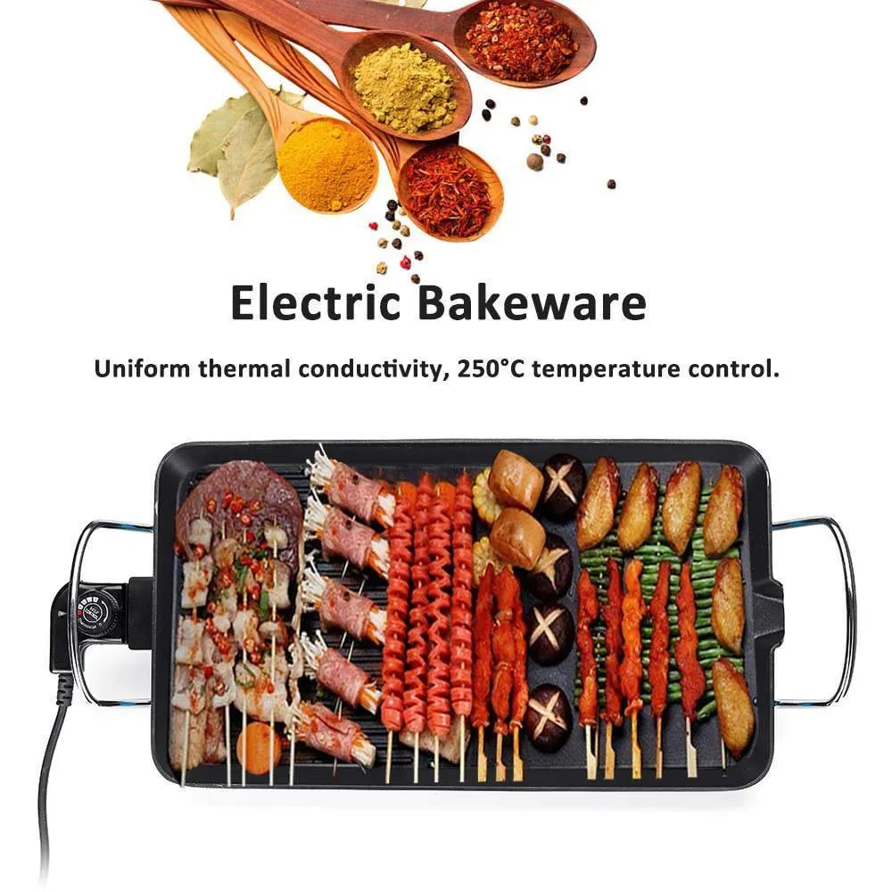 ELECTRIC PAN GRILL Global express Efficient shipping NONSTICK