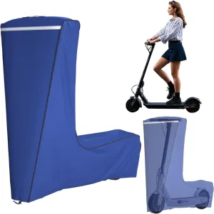 Electric Scooter Cover,1680D Heavy Duty Waterproof and Dustproof Oxford Cloth, UV Resistant & Anti-Scratch, Includes Storage Pouch,A Better Fitting Electric Scooter Cover (61x8x53)
