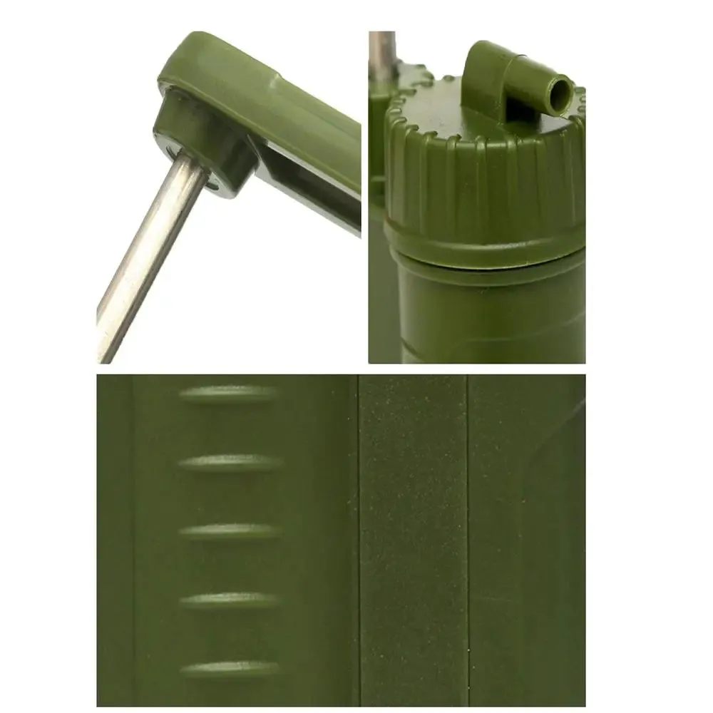 Emergency Survival Gear Water Filter Hand Pump Emergency Gear Water Purifier Outdoor Hiking Camp Water Purification Solution