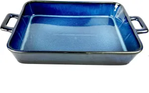 Emeril Lagasse Rectangle Stoneware Baking Dish - 2 Quart Casserole Dish, Perfect for Casseroles, Lasagna, and More!