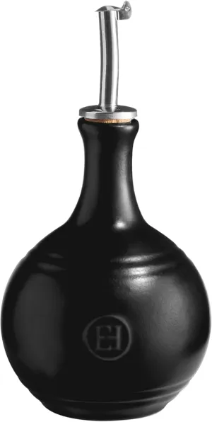 Emile Henry Made in France Ceramic Vinegar Cruet|Truffle