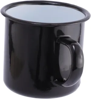 European Vintage Enamel Cup Porcelain Tea Mug Retro Style for Home or Restaurant