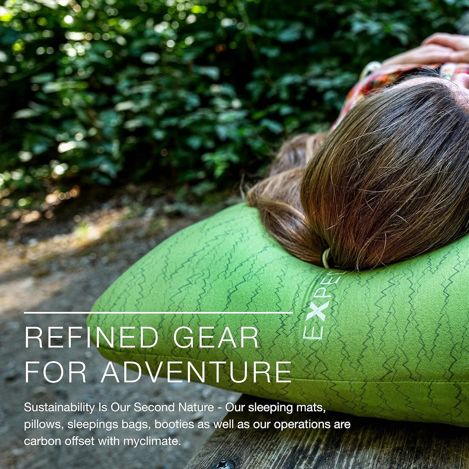 Exped Ultra Pillow - Premium Ultralight Inflatable Compact Camping & Backpacking Pillow, Grey Goose, Medium