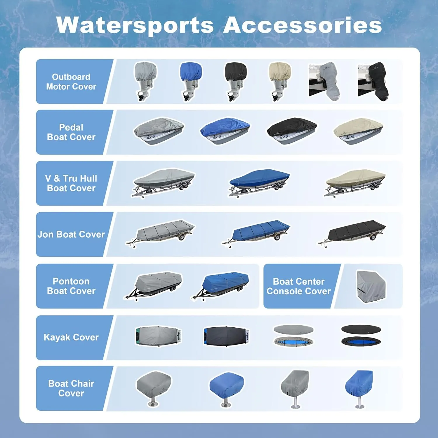 Explore Land Outboard Motor Cover - Waterproof 600D Heavy Duty Boat Engine Hood Covers - Fit for Motor 25-50 HP, Black