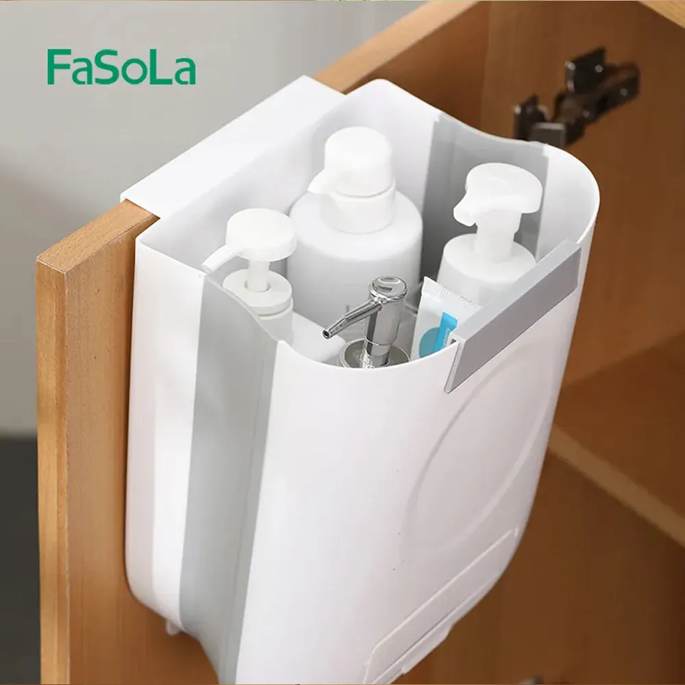 FaSoLa Foldable Household Trash Bin - White, 24*14.5*27cm