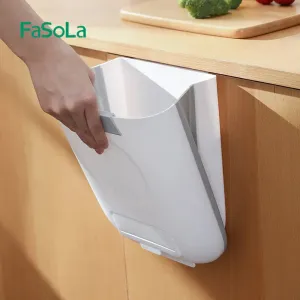 FaSoLa Foldable Household Trash Bin - White, 24*14.5*27cm