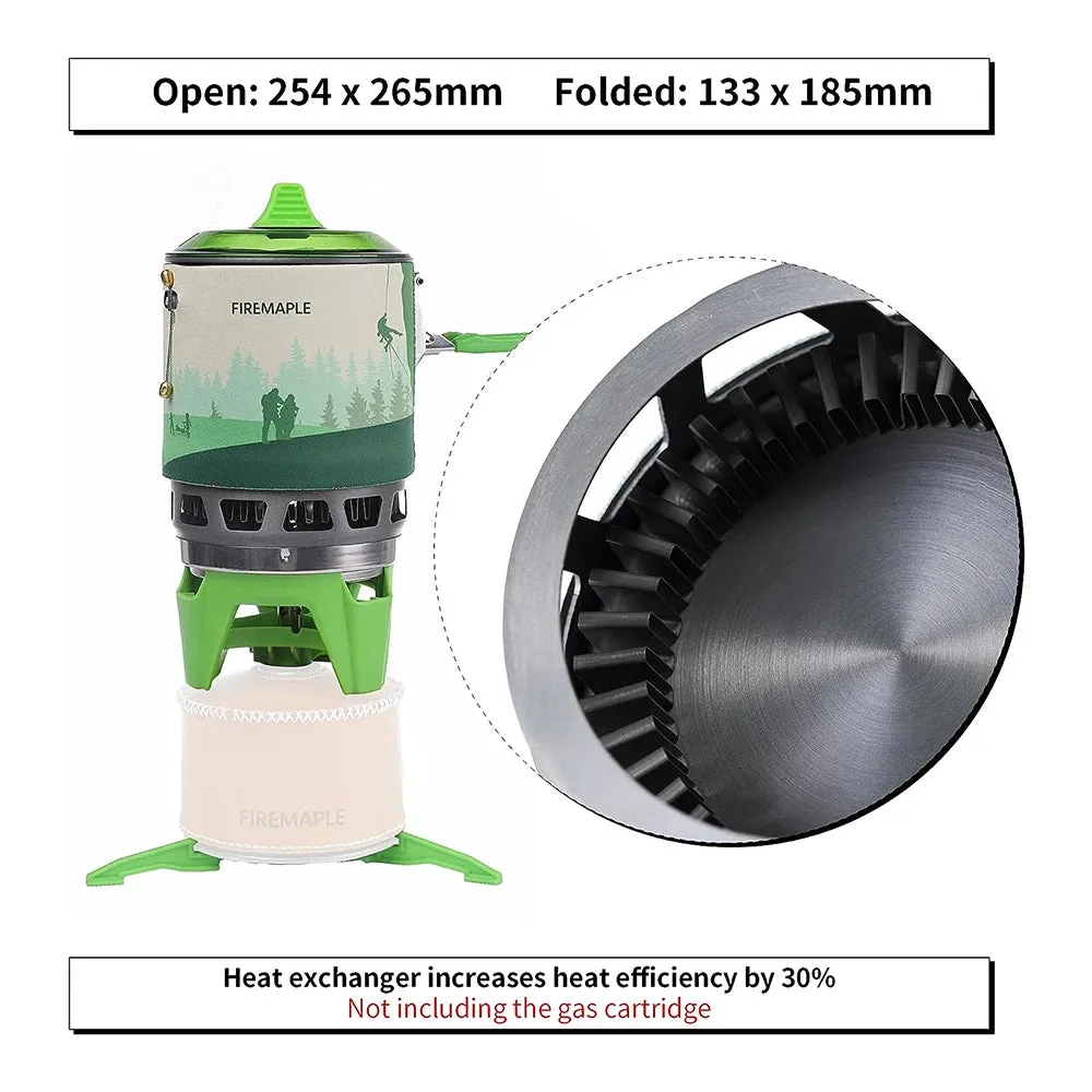 FIRE-MAPLE Fixed Star X3 – Compact & Efficient Camping Cooking System
