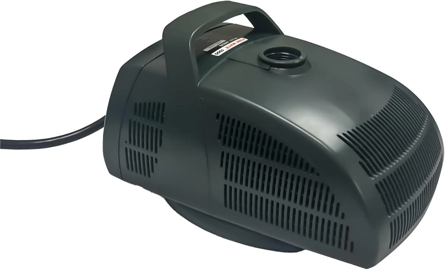 Fish Mate 500 Pond Pump -Ceramic shaft bearings, Anti-clog filter design, Low running costs, Includes fountain set with 4 options