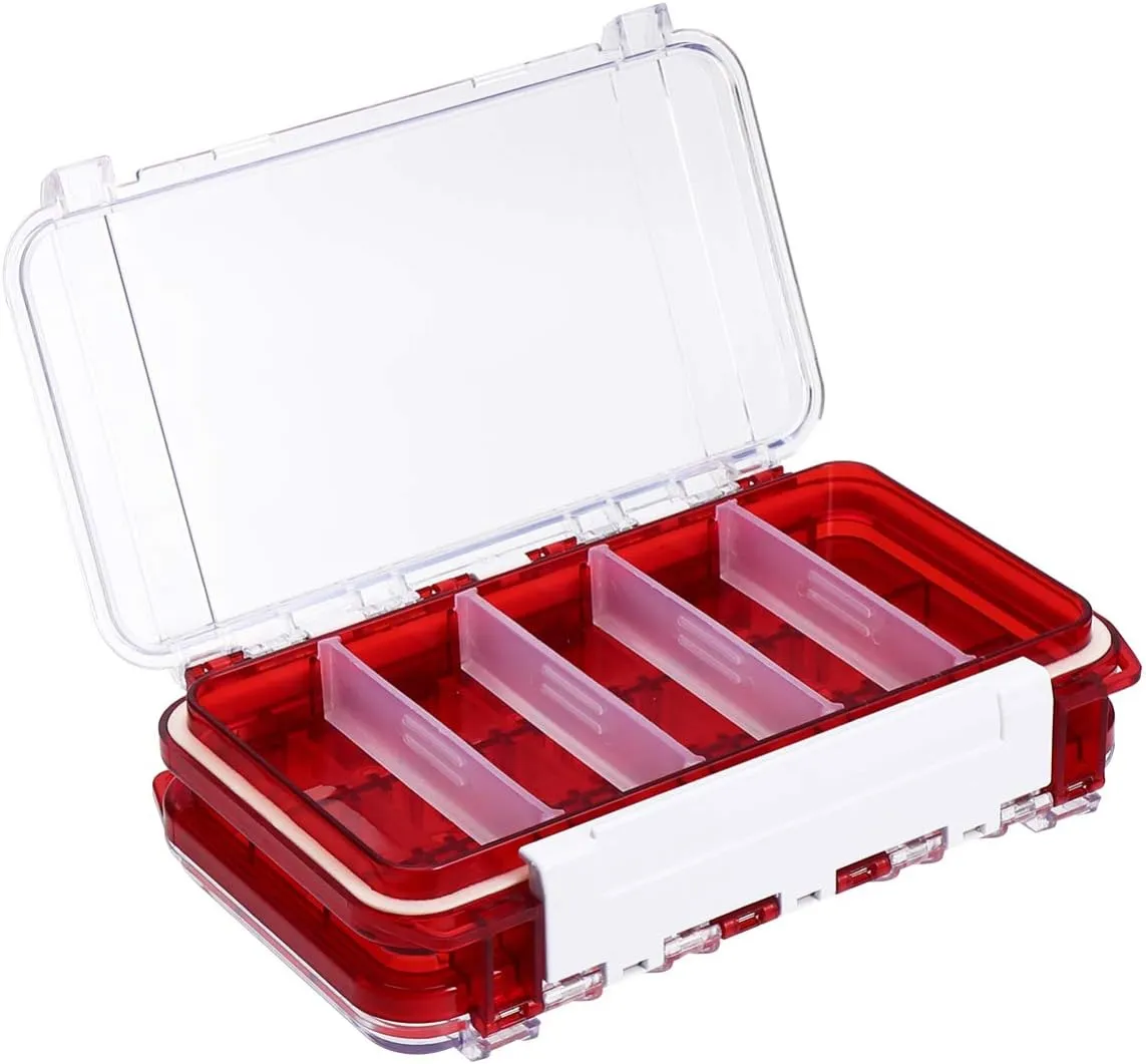 Fishing Lure Container Fishing Bait Container Saltwater Fishing Lures Swivels Fishing Tackle Clear