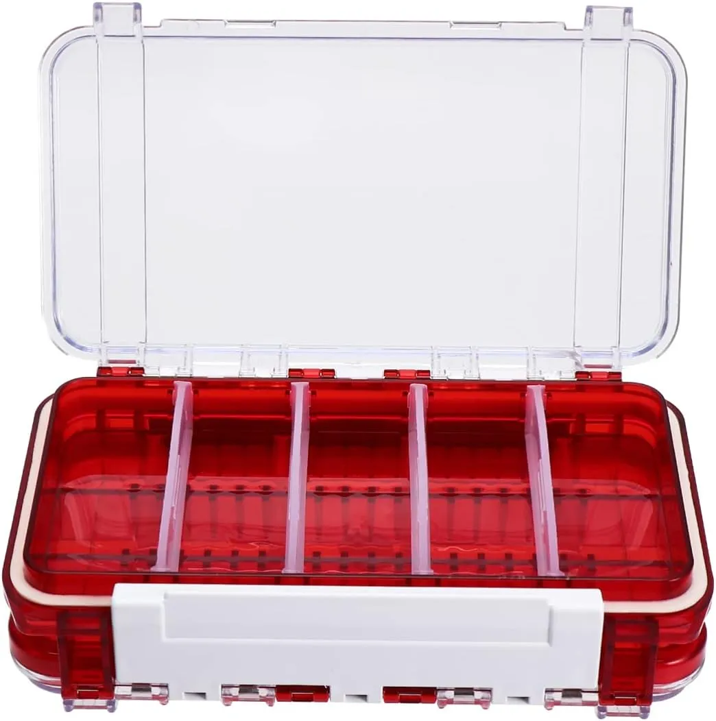 Fishing Lure Container Fishing Bait Container Saltwater Fishing Lures Swivels Fishing Tackle Clear