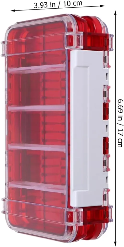 Fishing Lure Container Fishing Bait Container Saltwater Fishing Lures Swivels Fishing Tackle Clear