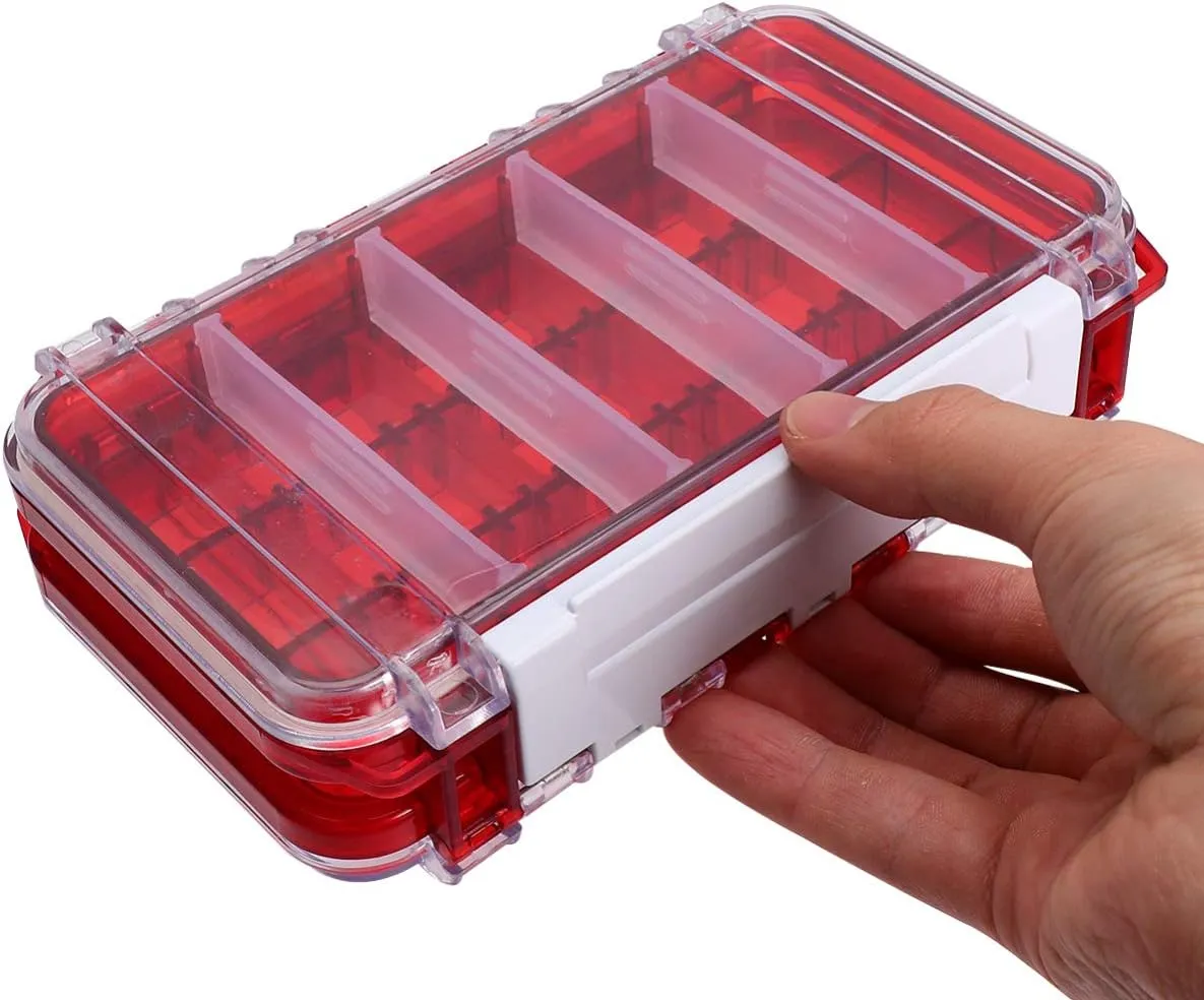 Fishing Lure Container Fishing Bait Container Saltwater Fishing Lures Swivels Fishing Tackle Clear