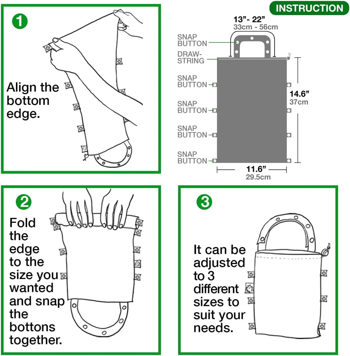 FLOCK THREE Leak-Proof Waterproof Car Trash Bag Foldable Multipurpose Trash bin Container Storage Cute Grocery Organizer Bag for Automotive Front or Back Seat in Cars SUVs and Trucks (Tropical)