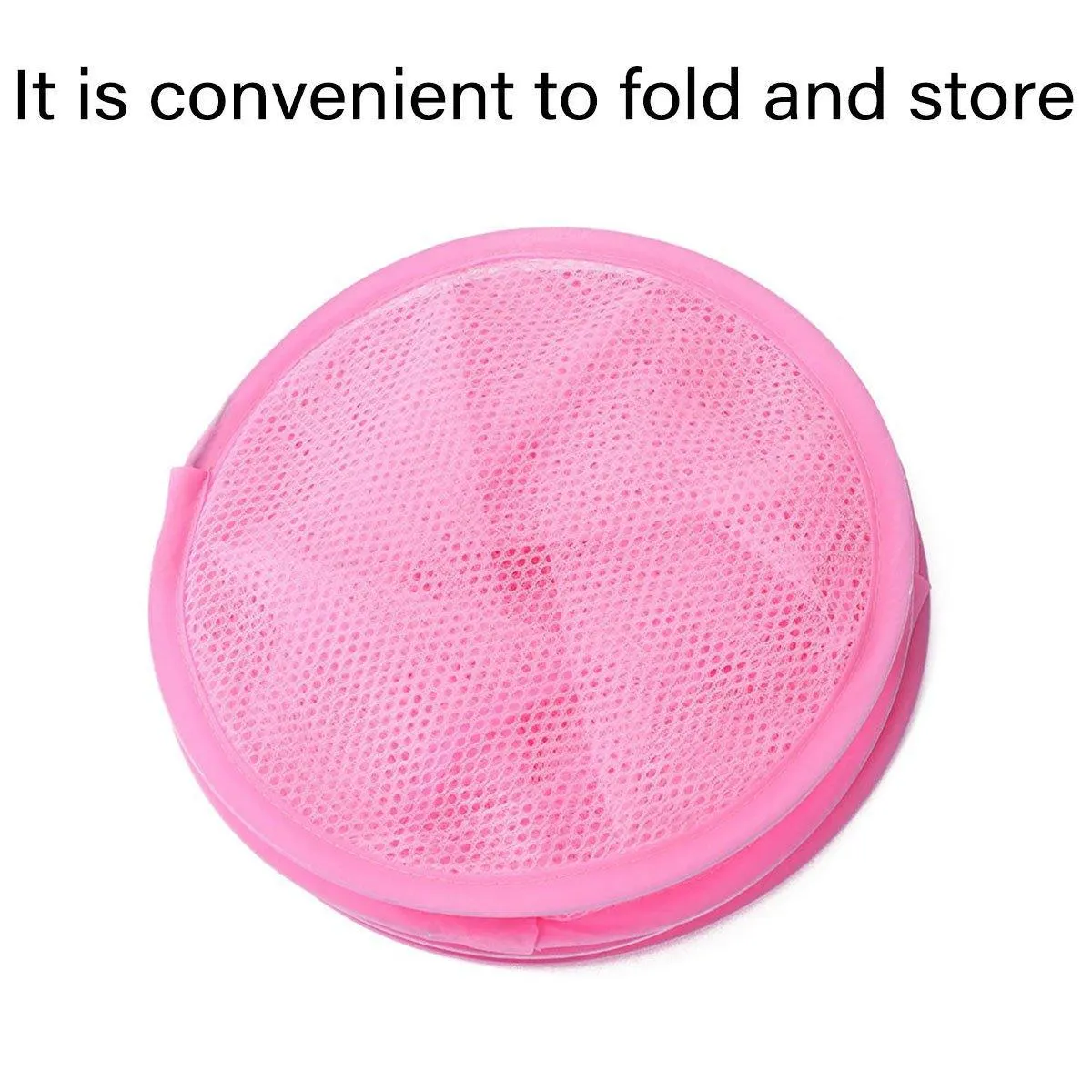 Foldable Clothes Drying Basket Three-layer Hanging Storage Breathable Organizer