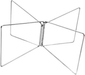 Foldable Cooler Stand Suitcase Rack Metal Stable Compact Portable Stainless Steel Ice Box Holder for Household Picnic Camping