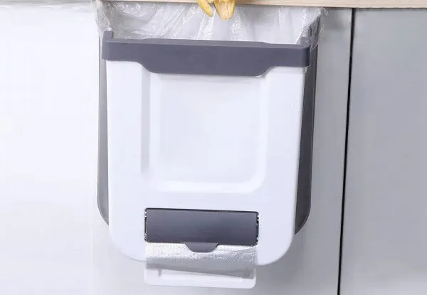 Foldable Hanging Kitchen Trash Can