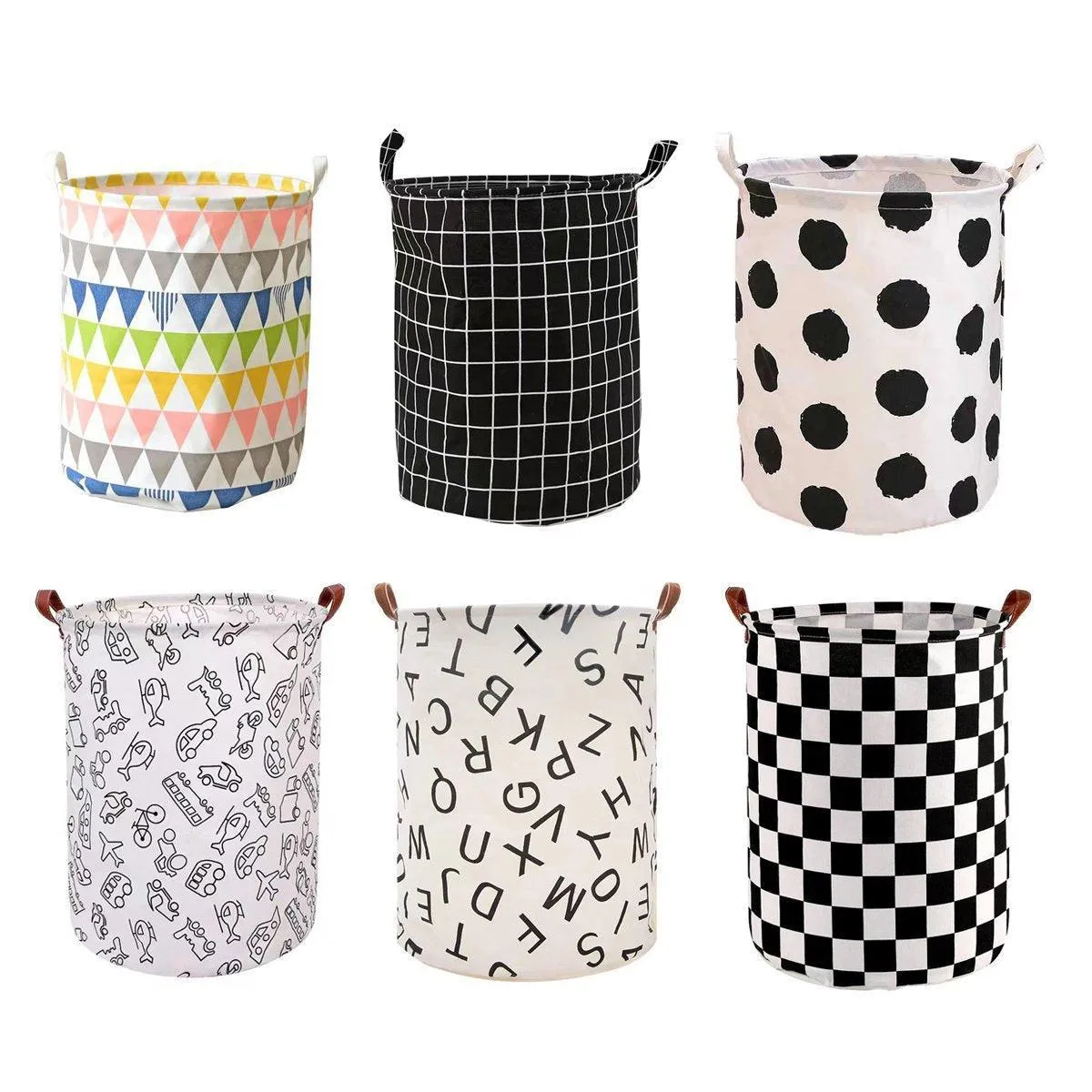 Foldable Laundry Basket Dirty Clothes Hamper Toy Storage Organizer Storage Bin