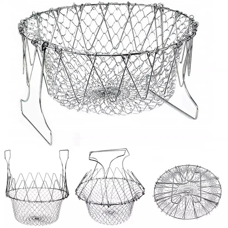 Foldable Oil Drain Basket