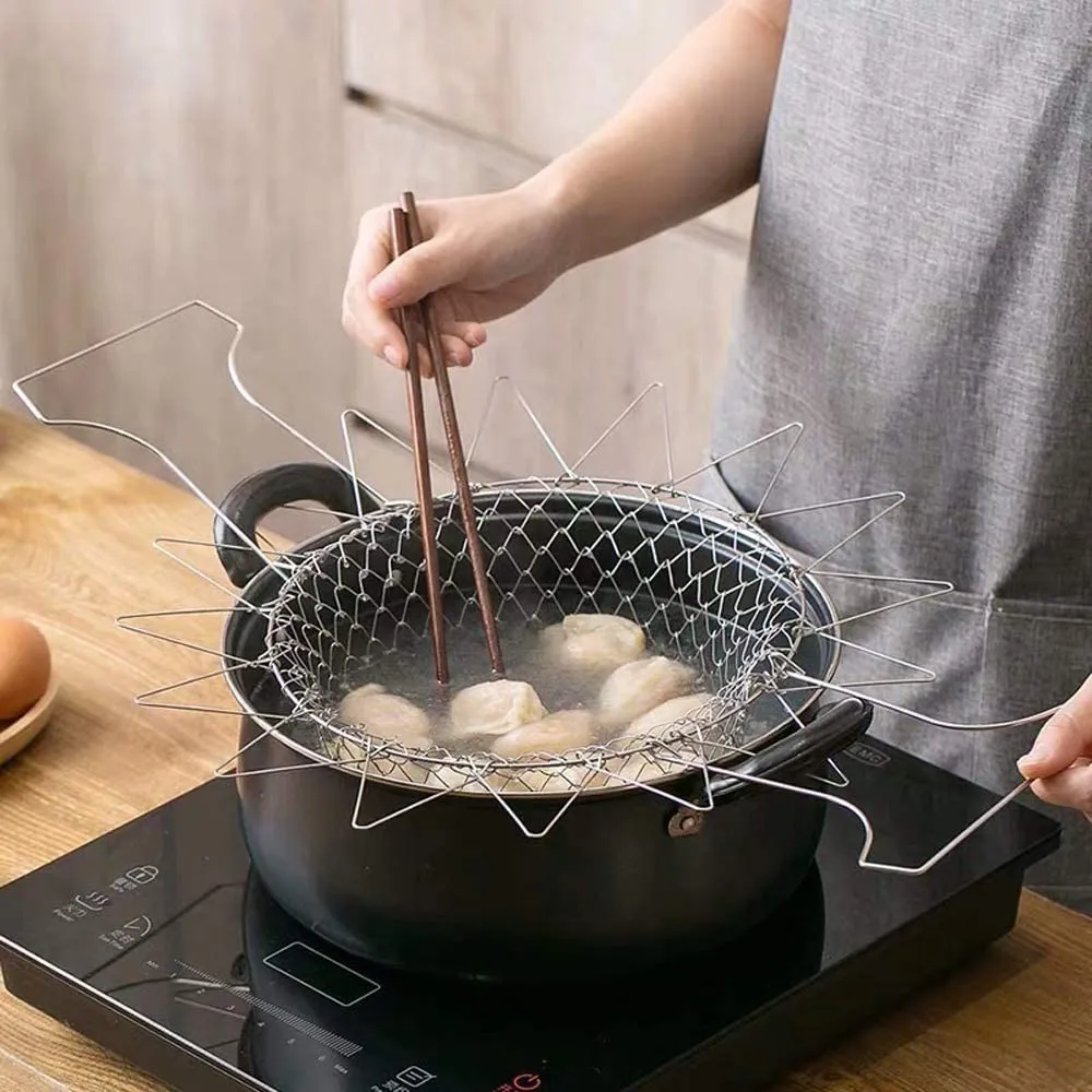 Foldable Oil Drain Basket