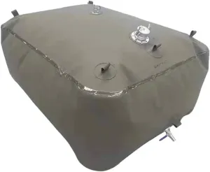 Foldable Rain Barrel Water Tank, Outdoor Garden Water Storage Bag with Faucet, Large Capacity Rainwater Collector for Irrigation Emergency(300L(79gal))