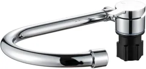 Foldable RV Faucet Universal for Car Caravan RV 360° Rotation Cold & Hot Water Mixer Water Tap