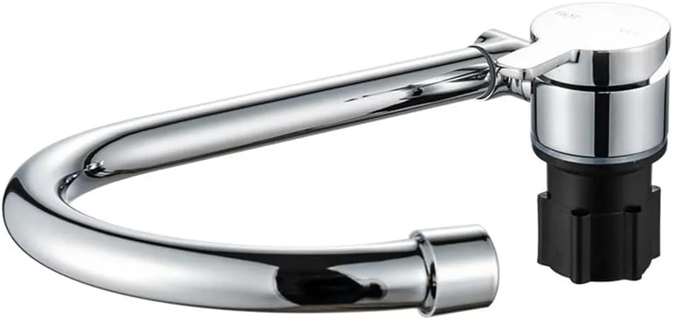 Foldable RV Faucet Universal for Car Caravan RV 360° Rotation Cold & Hot Water Mixer Water Tap