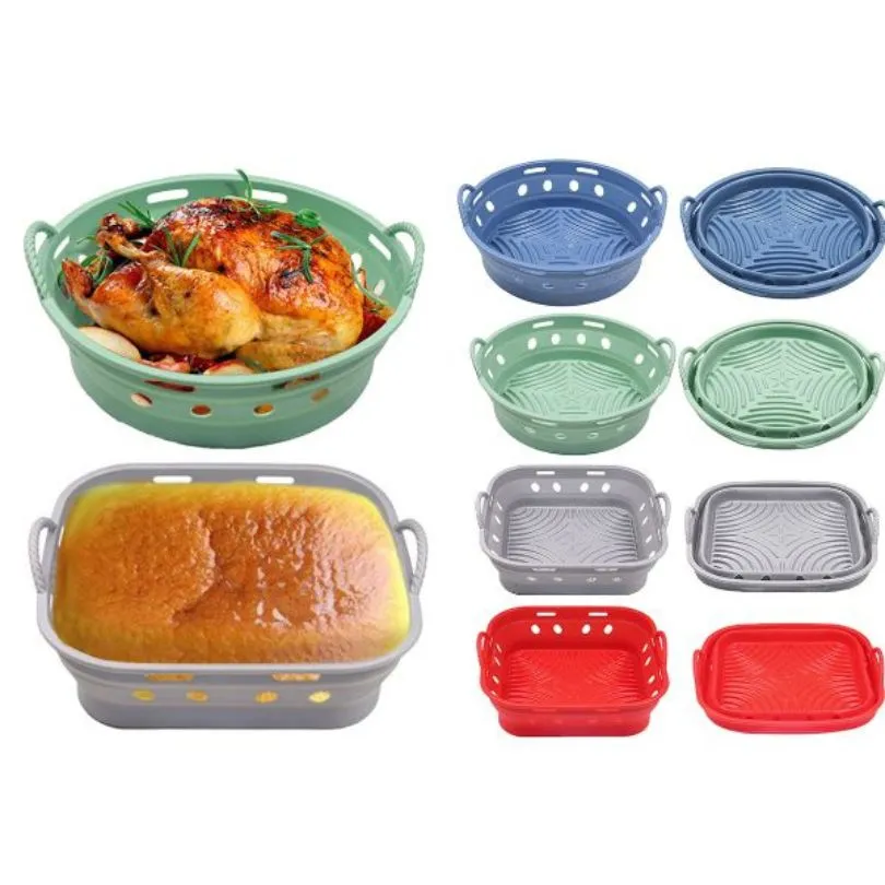 Foldable Silicone Air Fryer Pot Liner