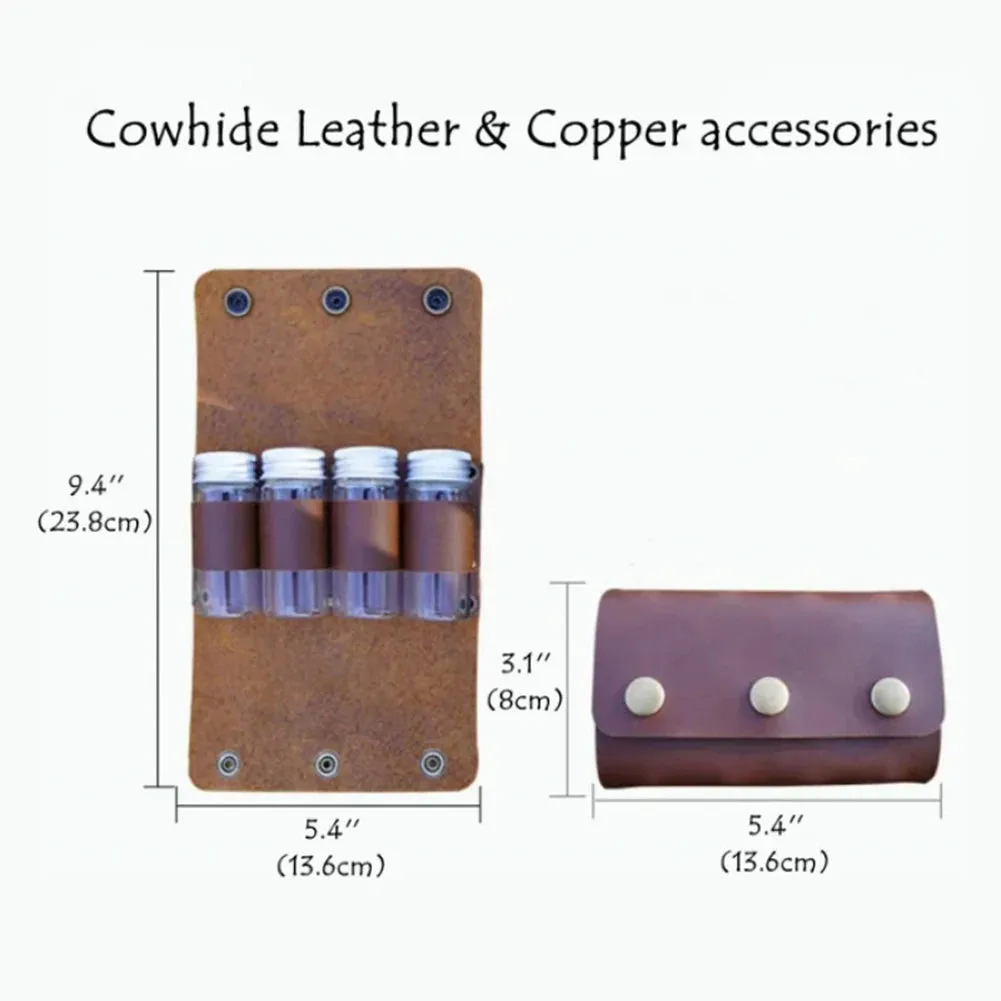 Foldable Spice Jar Storage Bag - Portable Condiment Container Holder