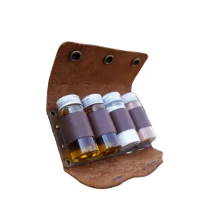 Foldable Spice Jar Storage Bag - Portable Condiment Container Holder