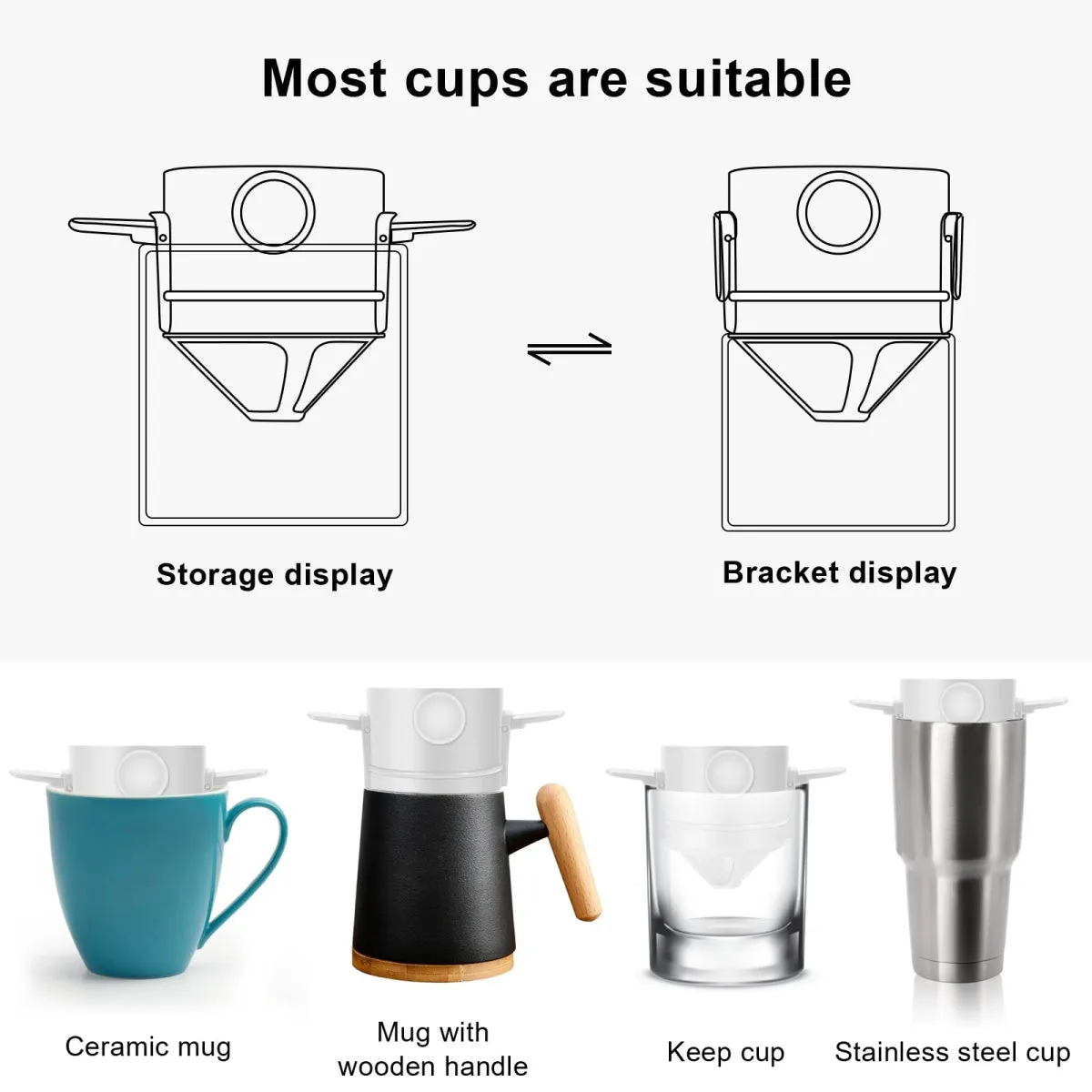Foldable Stainless Steel Coffee Filter
