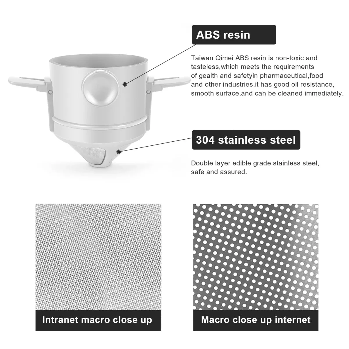 Foldable Stainless Steel Coffee Filter