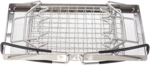 Foldable Stainless Steels Toaster Rack Bread Grills Outdoor Camping Cooking Adjusted Bread Toaster Stand Folding Grills