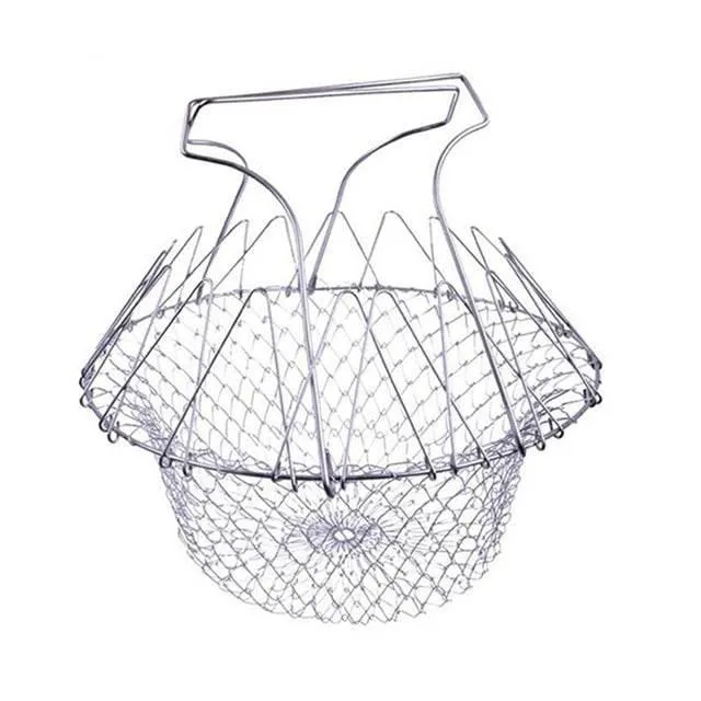 Foldable Steam Fry Strainer - Multifunctional Cooking Tool
