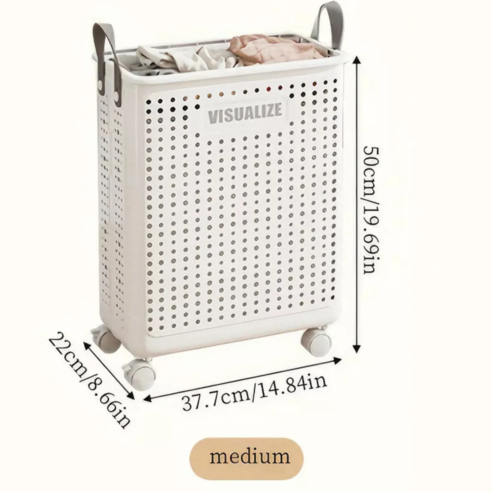 Foldable Washing Hamper Clothes Laundry Basket Storage Bag Bin Organiser Medium
