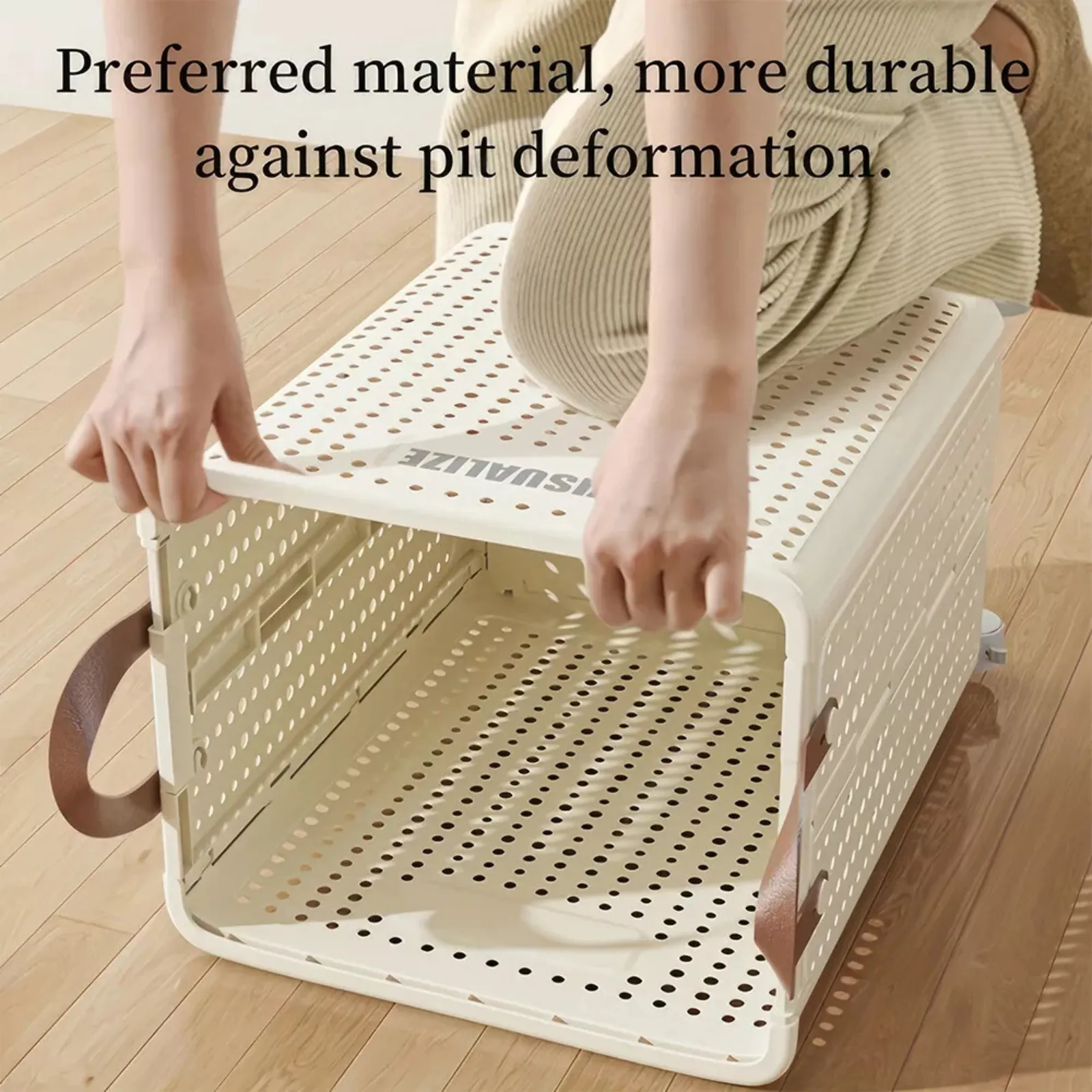 Foldable Washing Hamper Clothes Laundry Basket Storage Bag Bin Organiser Medium