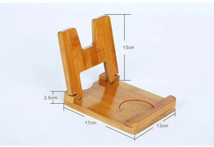 Foldable Wooden Pot Lid Holder - Cutting Board Organizer