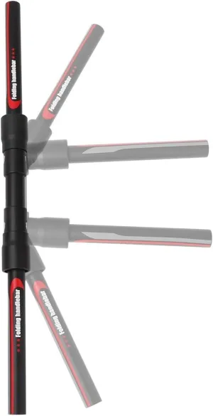 Folding Handlebars Folding Handlebar Black Red Aluminum Alloy 6061 Foldable Quick Release Mountain Scooter Handlebar Diy Replament sory