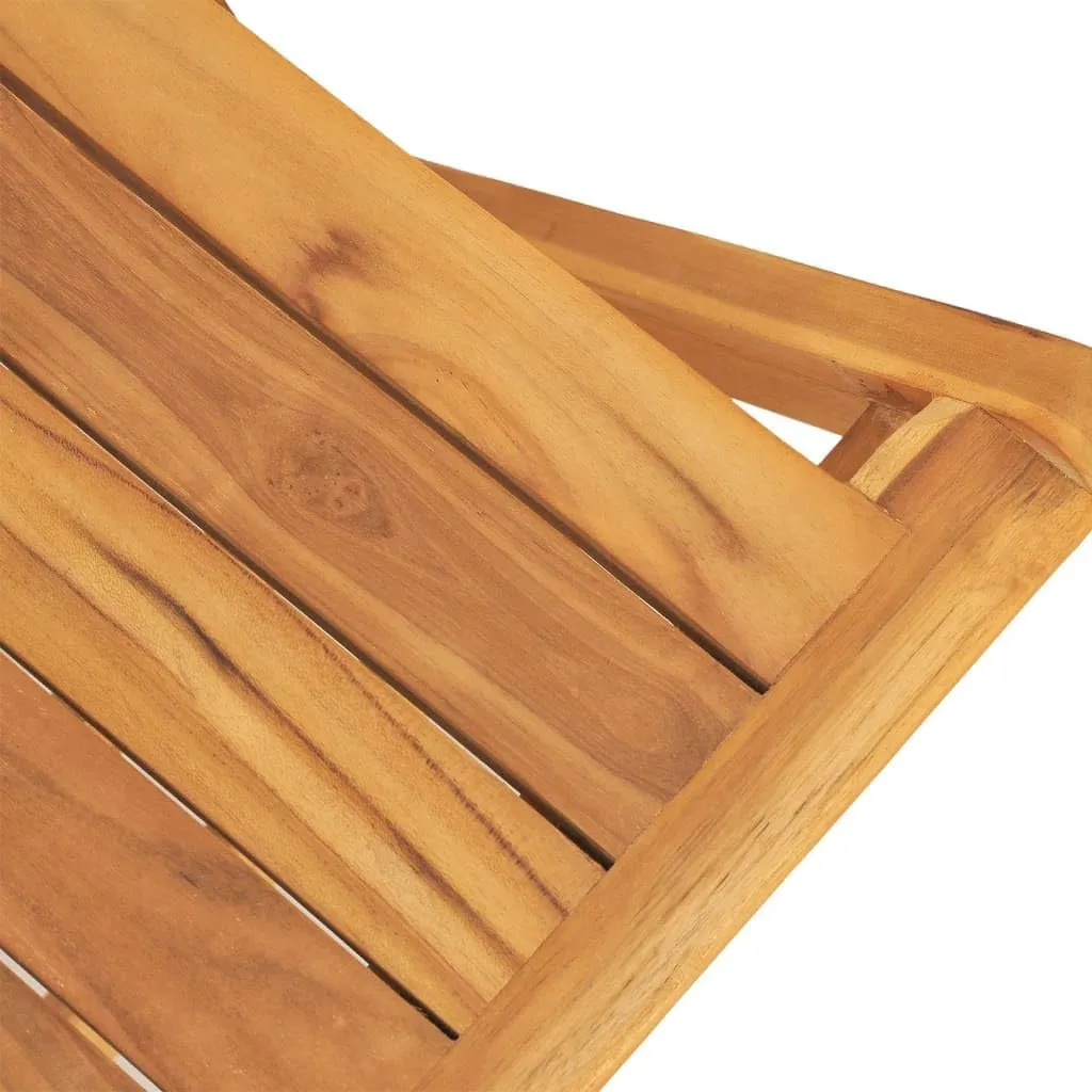 Folding Patio Chairs 2 pcs Solid Teak Wood 18.5" x 24" x 35.4" Foldable Outdoor Chairs Comfortable Lounge Seating for Patio, Garden, and Lawn