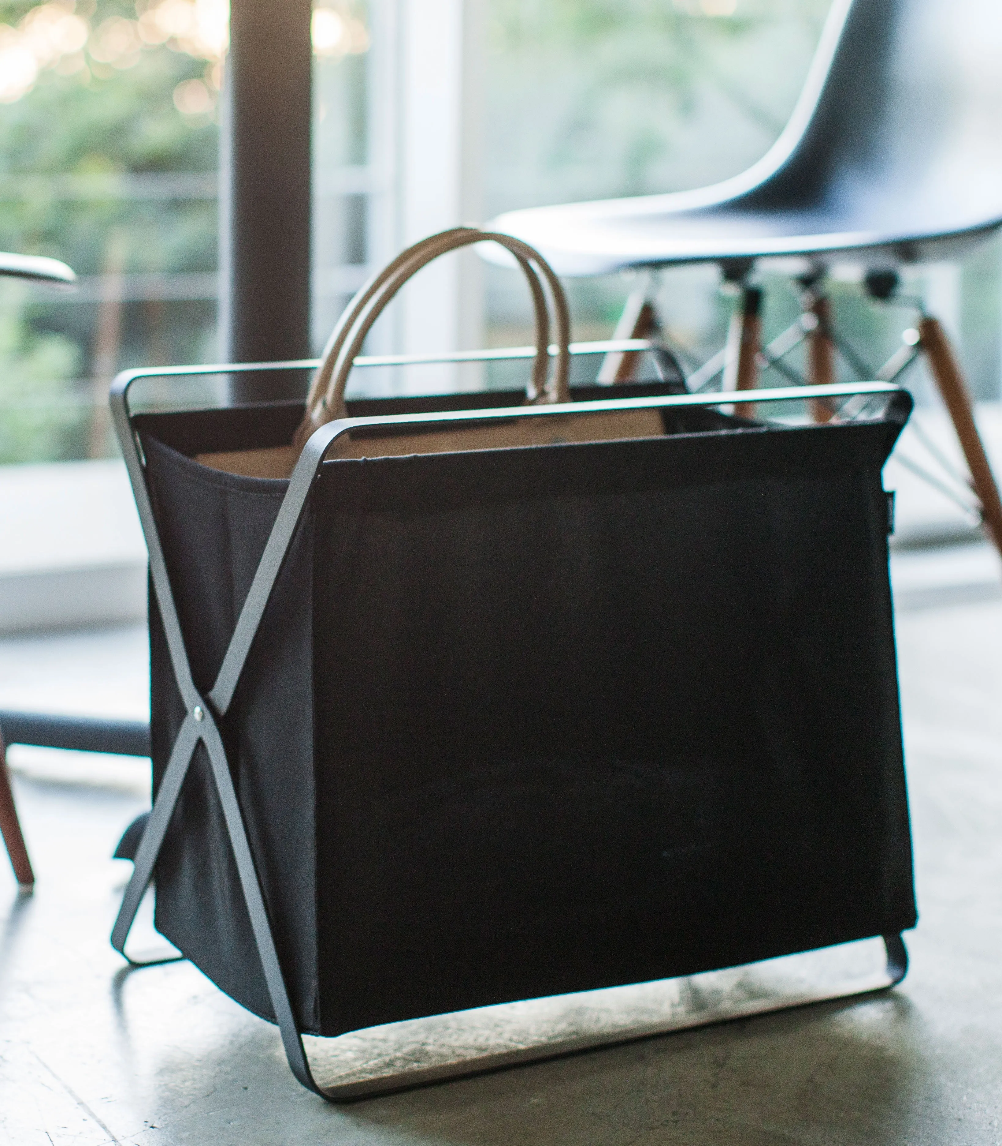 Folding Storage Bin - Steel from Yamazaki Home