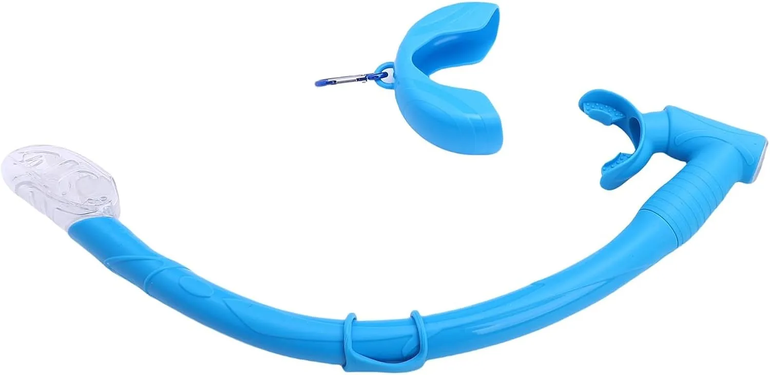 Folding Woman Snorkeling Tube, Streamlined Roll Up Snorkeling for Spear Fishing