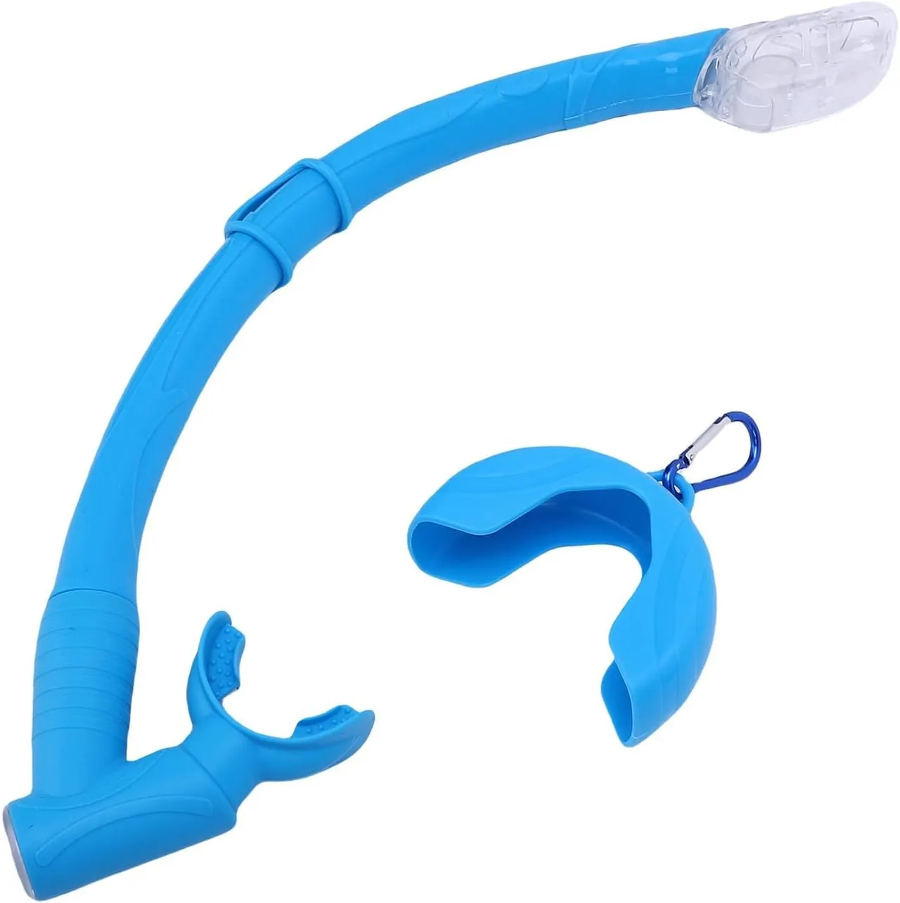 Folding Woman Snorkeling Tube, Streamlined Roll Up Snorkeling for Spear Fishing