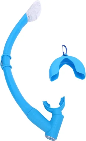 Folding Woman Snorkeling Tube, Streamlined Roll Up Snorkeling for Spear Fishing