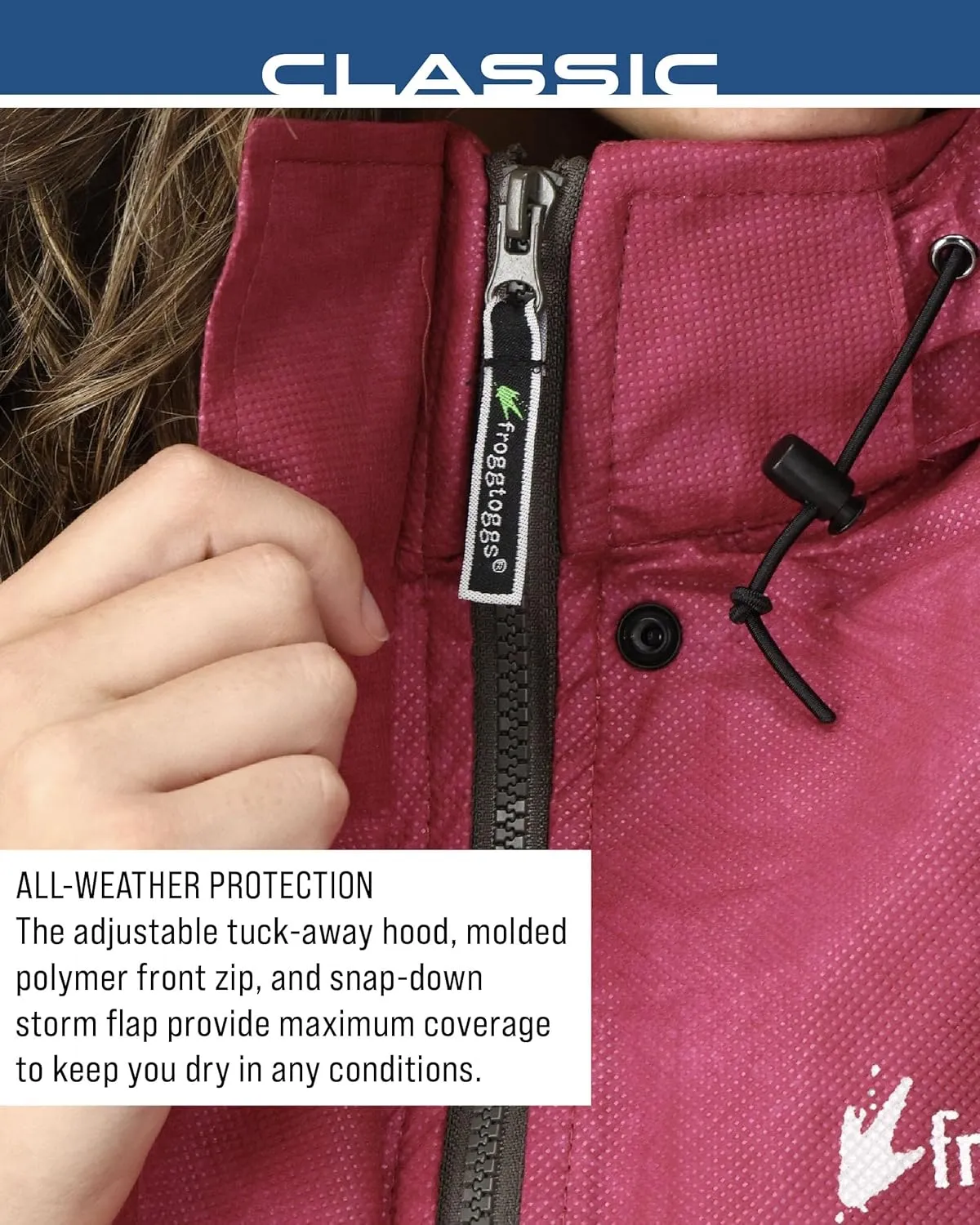 FROGG TOGGS Women's Classic Pro Action Waterproof Rain Jacket