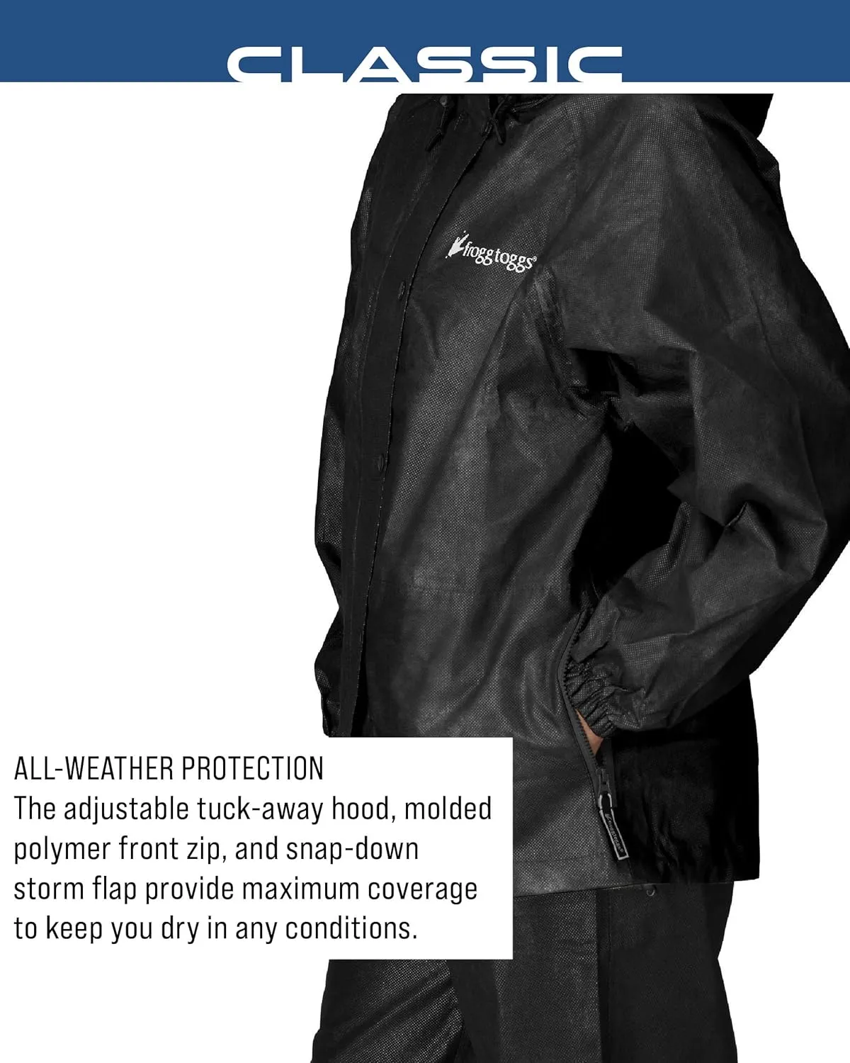 FROGG TOGGS Women's Classic Pro Action Waterproof Rain Jacket