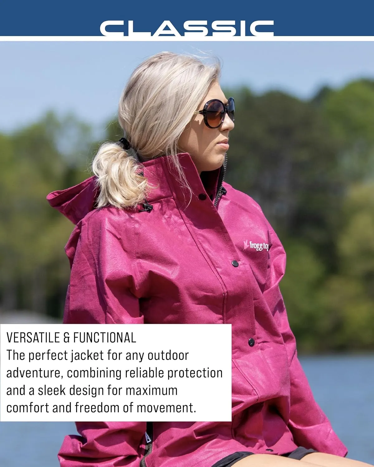 FROGG TOGGS Women's Classic Pro Action Waterproof Rain Jacket