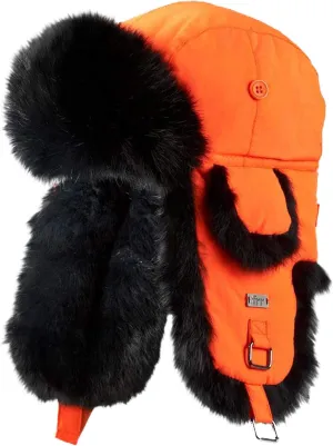 frr Kids Rabbit Fur Aviator Hat